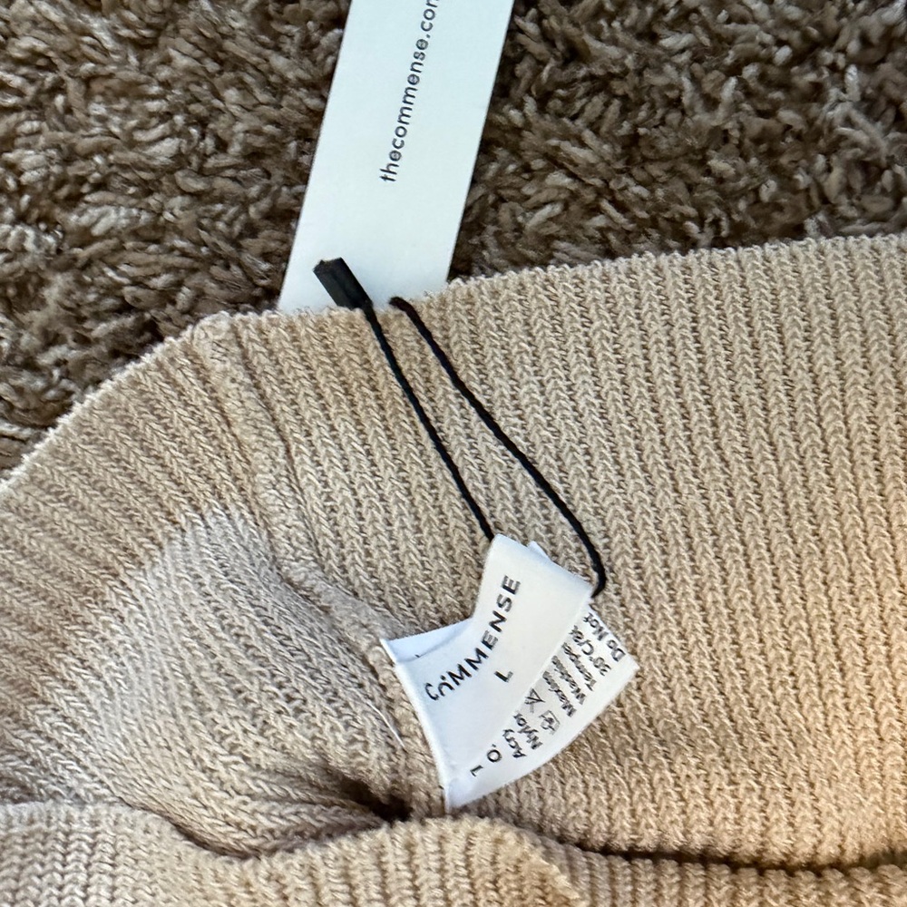 Commense Halter Cross-Over Collar Tank Top in Khaki - Picture 8 of 8